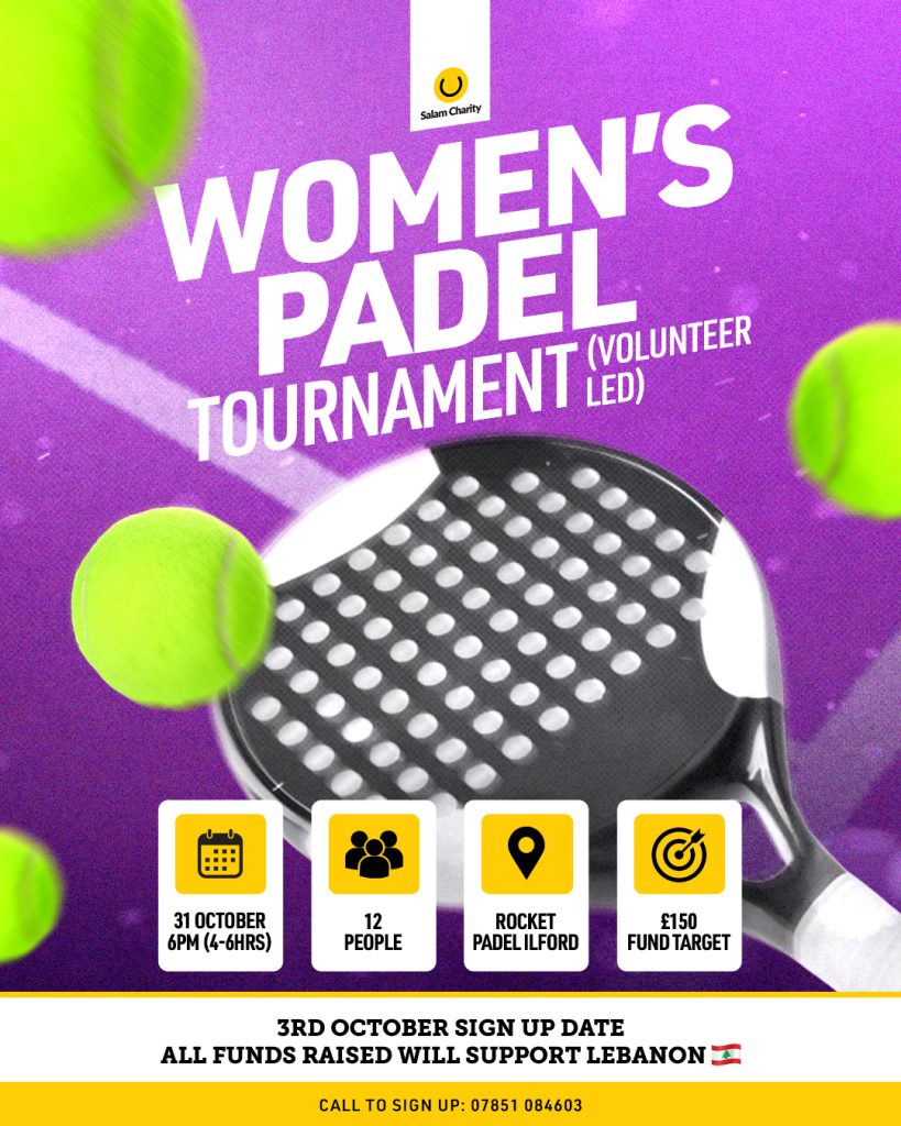 Women’s Padel Tournament, Ilford